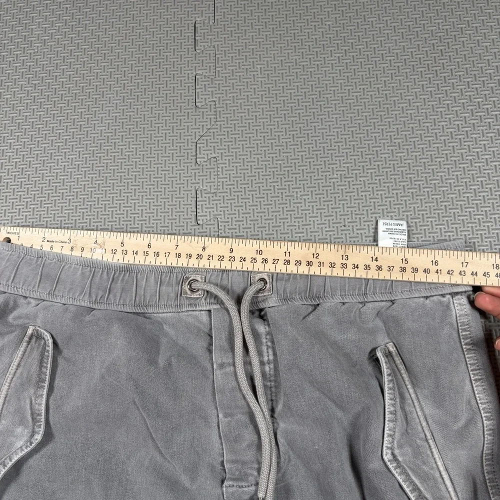 James Perse Parachute Flight Pants Mens 2 Med Gray Joggers EUC